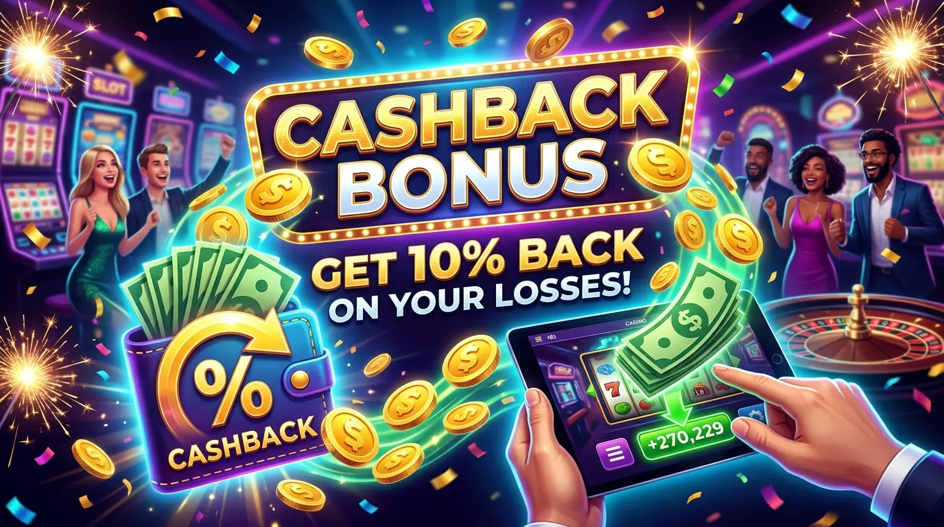 Cashback hos Comeon casino